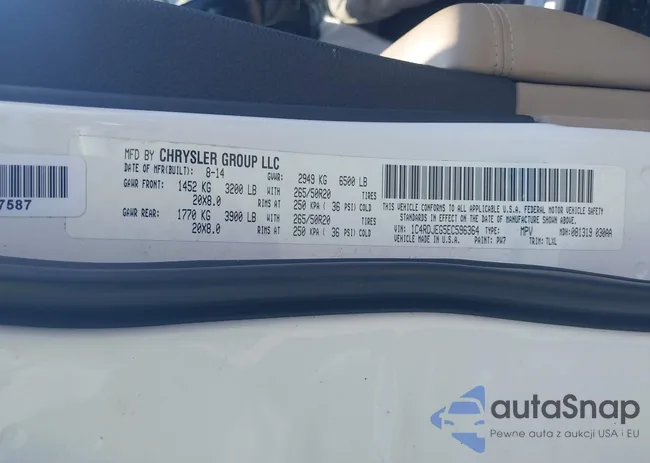 1C4RDJEG5EC596364: 42828149