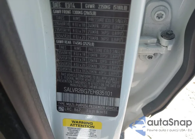 SALVR2BG7EH935101: 42828228