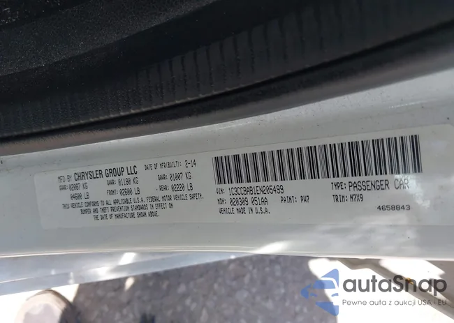 1C3CCBAB1EN205499: 42827658