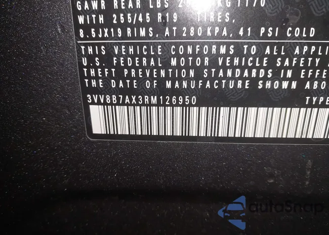3VV8B7AX3RM126950: 42828936