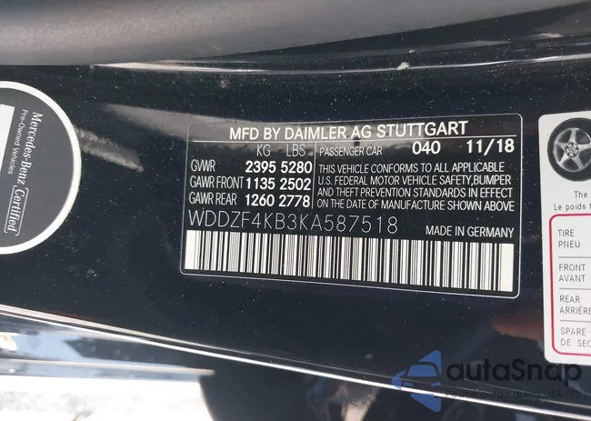 WDDZF4KB3KA587518: 42829039