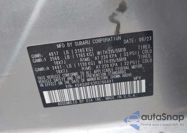 4S4GUHF62R3706441: 42829101