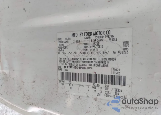 1FTYR10D08PA89024: 42829242