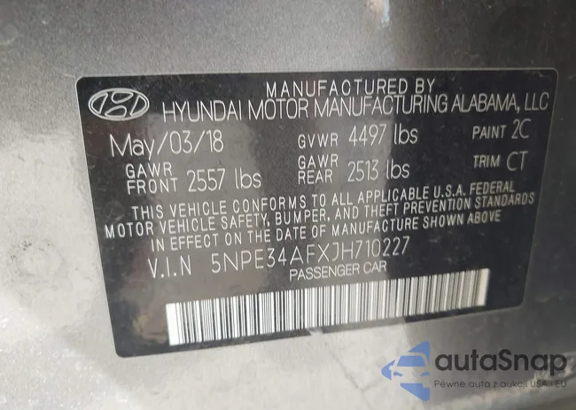 5NPE34AFXJH710227: 42829287