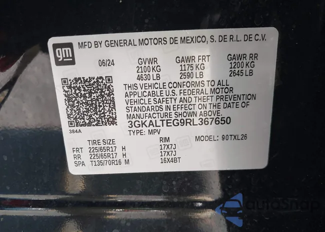 3GKALTEG9RL367650: 42828577