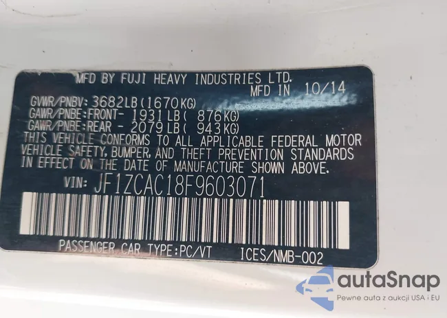 JF1ZCAC18F9603071: 42828711