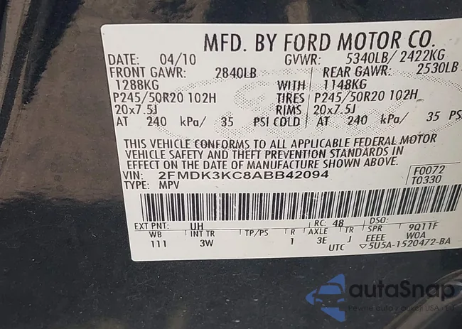 2FMDK3KC8ABB42094: 42828835