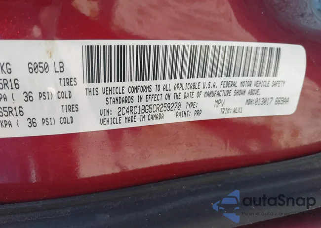 2C4RC1BG5CR259270: 42830296