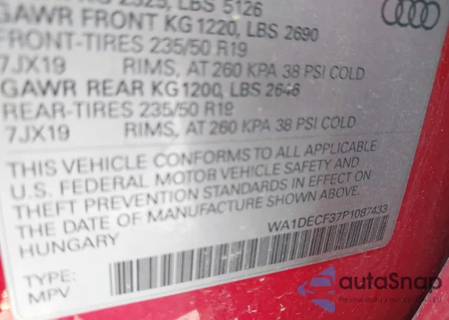 WA1DECF37P1087433: 42830307