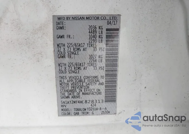 5N1AT2MT4HC828313: 42829807