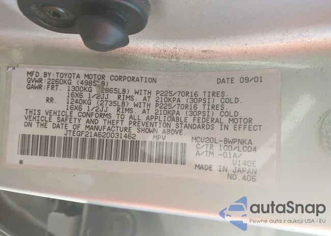 JTEGF21A620031462: 42831244