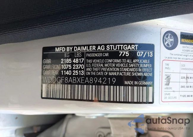 WDDGF8ABXEA894219: 42831888