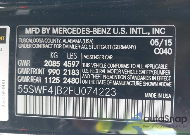 55SWF4JB2FU074223: 42831977