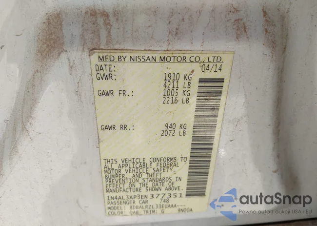 1N4AL3AP3EN377351: 42832319