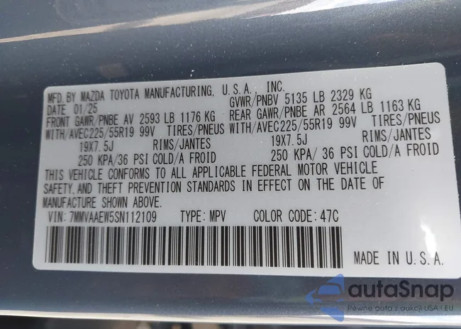 7MMVAAEW5SN112109: 42831494