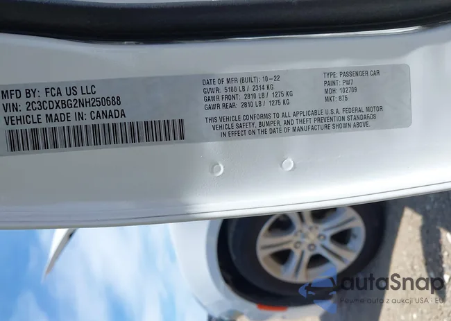 2C3CDXBG2NH250688: 42831764