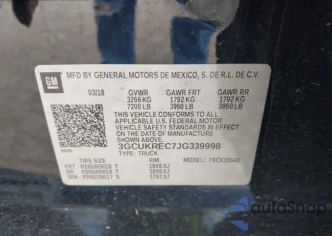 3GCUKREC7JG339998: 42832953