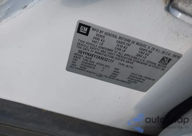 3GYFNAEY2AS632177: 42833299