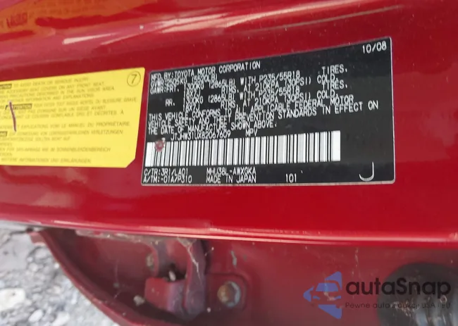 JTJHW31UX82067609: 42833300