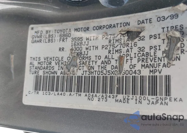 JT3HT05J5X0060043: 42833328