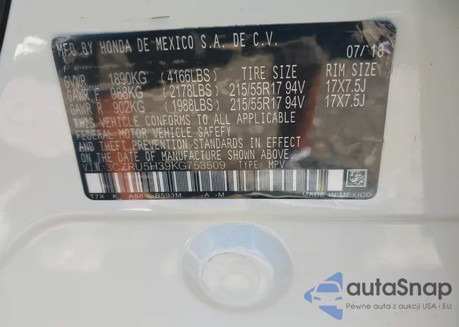 3CZRU6H55LM726706: 42833398