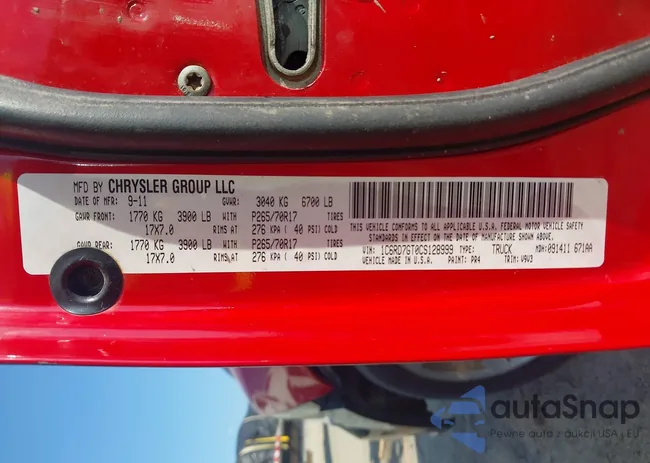 1C6RD7GT0CS128999: 42834055