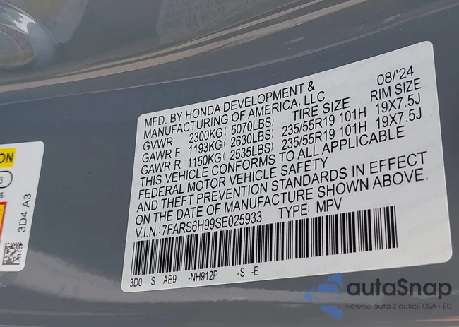 7FARS6H99SE025933: 42834268