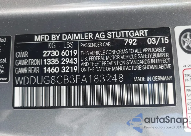 WDDUG8CB3FA183248: 42833668