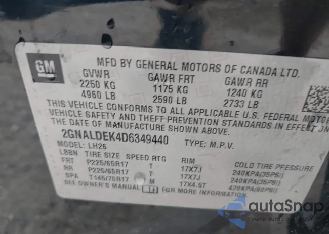 2GNALDEK4D6349440: 42833817