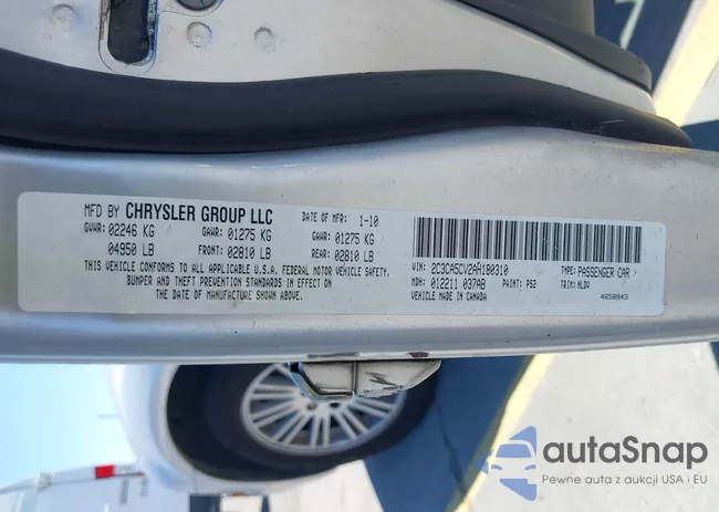 2C3CA5CV2AH180310: 42835167