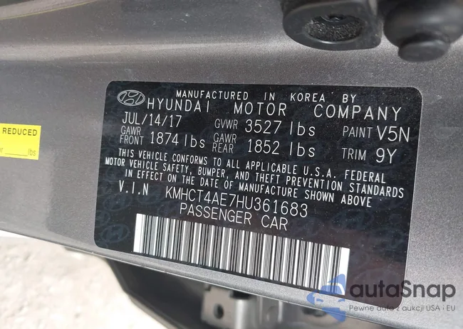 KMHCT4AE7HU361683: 42835192