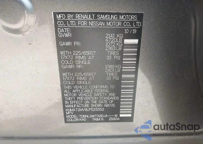 KNMAT2MV9LP525552: 42835305