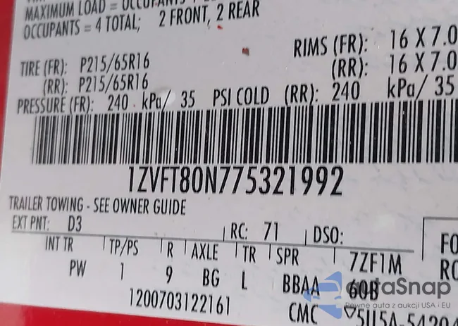 1ZVFT80N775321992: 42834692