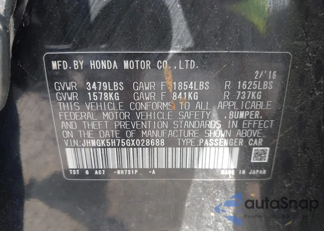 JHMGK5875GX028688: 42835908