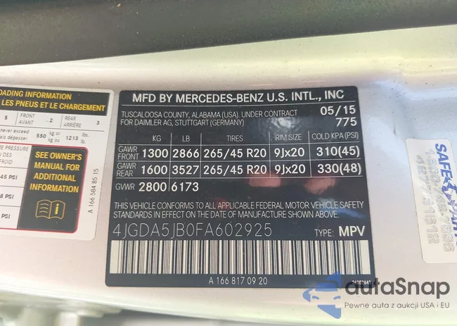 4JGDA5JB0FA602925: 42836048