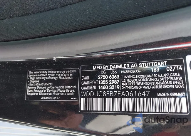 WDDUG8FB7EA061647: 42836232