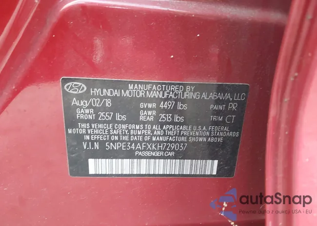 5NPE34AFXKH729037: 42836288