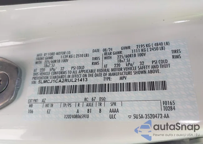 5LMCJ1CA2RUL21413: 42835526