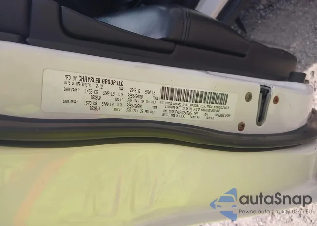 1C4RJFAG2CC249602: 42835561