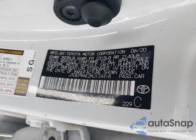 JTDEPMAE2MJ124418: 42835576