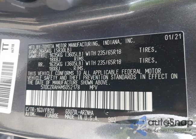 5TDCZRAH4MS052178: 42836969