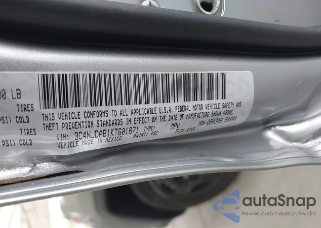 3C4NJDAB1KT601871: 42837332