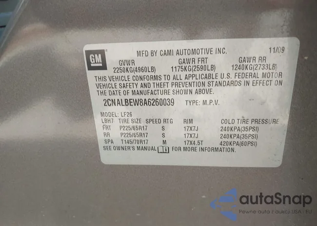 2CNALBEW8A6260039: 42837403