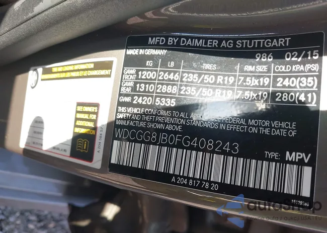 WDCGG8JB0FG408243: 42837447