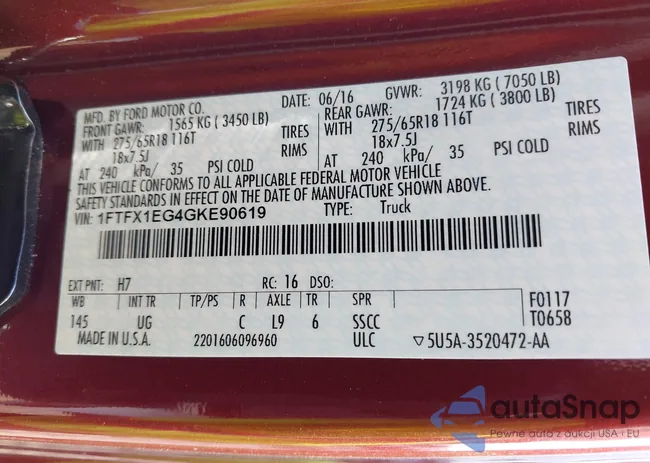 1FTFX1EG4GKE90619: 42836756