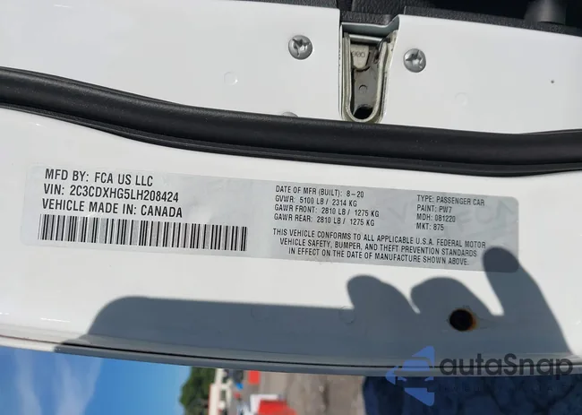 2C3CDXHG5LH208424: 42836837