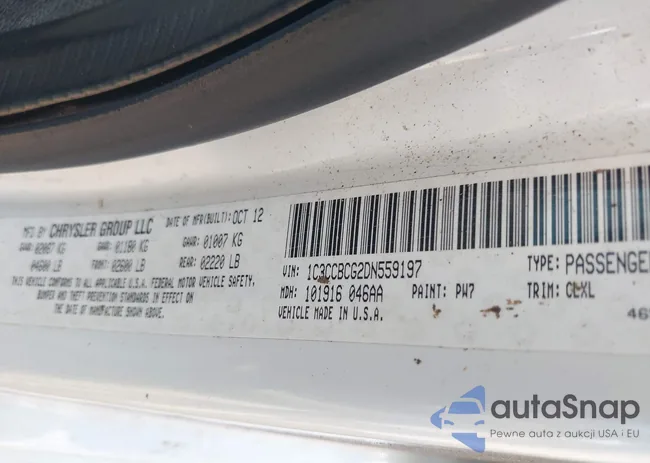 1C3CCBCG2DN559197: 42838132