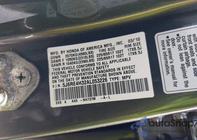 5J6RE4H32AL053226: 42838142