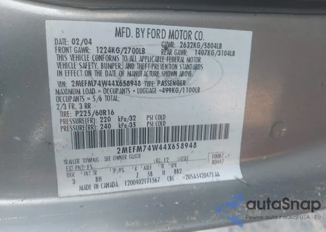 2MEFM74W44X658948: 42838309