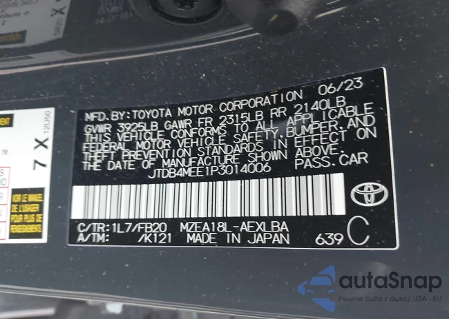 JTDB4MEE1P3014006: 42837539